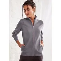 Bench. Loungewear Sweatjacke (1-tlg) mit bestickten Stehkragen, Loungeanzug