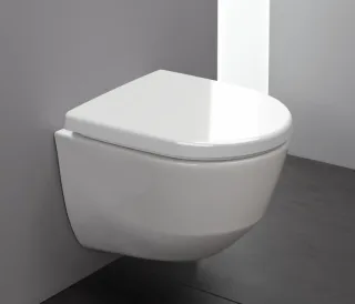 LAUFEN Wand-WC Compact LAUFEN Pro 360x490, weiß, Tiefspüler, spülrandlos, 82096.5, 8209650000001 H8209650000001