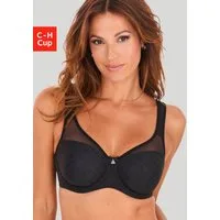 Nuance by Lascana Minimizer-BH mit Bügel und graphischer Alloverspitze – ideal für große Größen