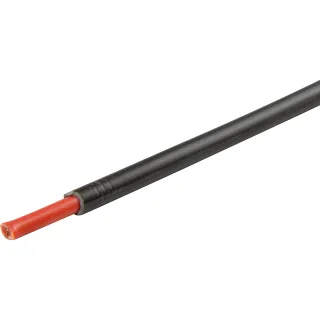 HERTH&BUSS Kabel, FLYY, 1-adrig, 50m schwarz/rot - 51275138000