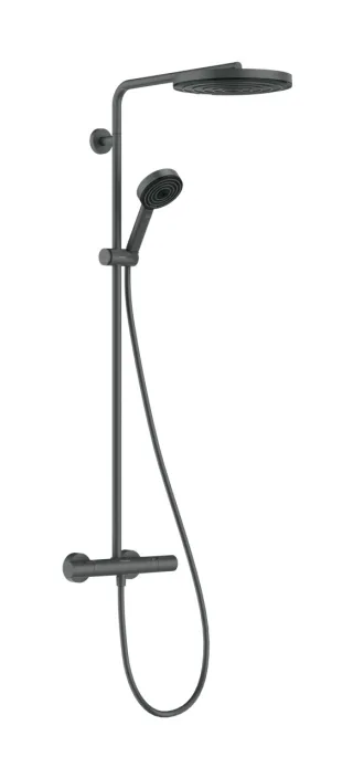 Hansgrohe Showerpipe Pulsify S Puro 260 1jet EcoSmart Brushed Black Chrome,24237340 24237340