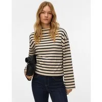 Vero Moda Langarmshirt VMURENA LS OVERSIZED FUNNEL NECK TOP JRS mit Trompetenärmeln