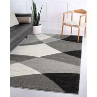 the carpet Teppich Pearl, rechteckig, Höhe: 11 mm, moderner dichter Wohnzimmer Teppich Konturenschnitt