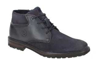 Bugatti 331-ACC30-3410 4141 Herrenstiefelette MASATComfort in dunkelblau + braun