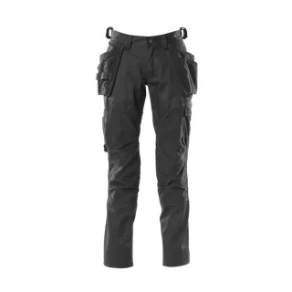 MASCOT Herren Hose mit Hängetaschen ACCELERATE Schwarz 42 - 18531-442-09-82C42