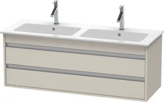 Duravit Ketho Waschtischunterbau wandhängend Taupe Matt 1270x475x480 mm - KT643209191 KT643209191