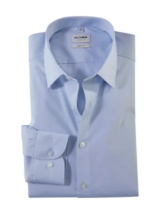 OLYMP - Body Fit : Hemd blau - Gr. - 42