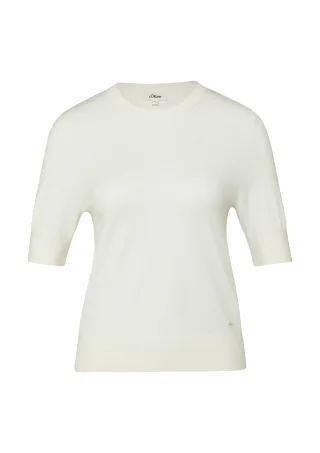 s.Oliver - Strickpullover creme - Gr. - 38