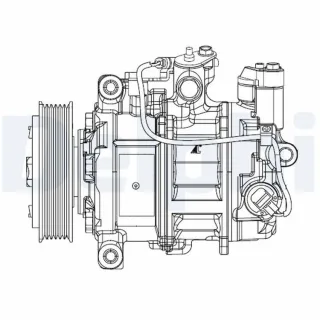 Delphi Klimakompressor BMW 1er F20 3er F30