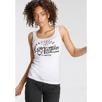 KangaROOS Tanktop mit blumigem Puff-Print