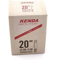 KHEbikes Fahrradschlauch KENDA Airolution Schlauch 20 x 2,00–2,40 AV – pannensicher, 20", +25 % Pannenschutz, langlebig, robust, hält Luft 4x länger, leicht
