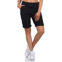 OriginalYou Chinoshorts Damenhose Kurze Damen Sommerhose Chino Shorts Schlupf Bermuda Stretchgewebe in modernem Knitterlook, elastischer Bund mit Kordelzug