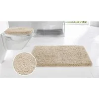 OTTO home Badematte Sanremo, Standard & Premium, 30mm oder 35mm, sehr weich, rutschhemmend beschichtet, schnell trocknend, fußbodenheizungsgeeignet, Polyester, rechteckig, Badteppich, unifarben, rechteckig, rund & als 3-tlg. Set erhältlich