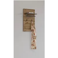 OTTO home Garderobenpaneel Cross,Breite 40 cm modernes Wandregal mit Haken und Kleiderstange, Wandgarderobe, Aufhänger, Höhe 70 cm
