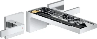 Hansgrohe 3-Loch Waschtischm. Axor MyEdition F-Set Wandmontage o.Platte chrom, 47082000 47082000