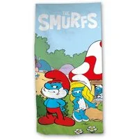 Die Schlümpfe Strandtuch 70x140 cm Badehandtuch für Strand und Pool, (1-St)