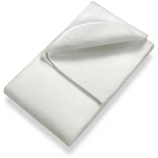 Sleezzz Basic Nadelfilz Matratzenunterlage 200 x 200 cm, Matratzenschoner zum Auflegen aufs Lattenrost, Weiß