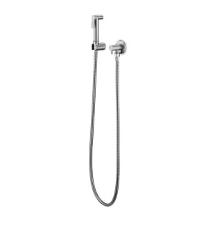 JEE-O slimline Bidetbrause mit Wandhalter, edelstahl gebürstet, 800-6940 800-6940