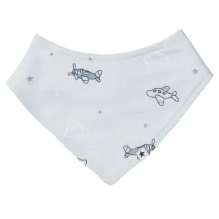 STACCATO - Kn.-Tuch cloud blue aop