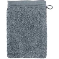 Möve Waschhandschuh Superwuschel 100% Premium Cotton Baumwolle, Walkfrottier (1-St), mit Biesenbordüre und praktischem Kordelaufhänger, einfarbig, weich