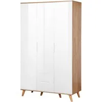 OTTO home Kleiderschrank Lund Schlafzimmerschrankim skandinavischem Design Garderobenschrank mit Premium Innenausstattung, Breite 120cm