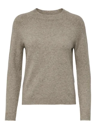 ONLY - ONLRICA LIFE L/S PULLOVER KNT NOOS beige - Gr. - XS