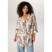 Aniston PLUS Longbluse mit Blumen bedruckt - jedes Teil ein Unikat