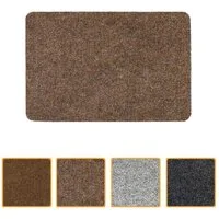 ANRO Fußmatte Türvorleger Schmutzfangmatte STRIBET, eckig, Höhe: 3 mm, Clean-Line Größe 40x60cm