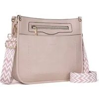 TAN.TOMI Umhängetasche Damen Handtasche mittelgroß Crossbody Bag multi pochette tasche, Damenhandtasche mit Verstellbar Breitem Schultergurt