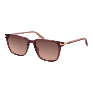 Bordeauxfarbene Gummisonnenbrille