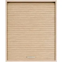 SIMMOB Rollladenschrank Küchenschrank, höhenverstellbare Böden, Eiche, 72x60x35 cm