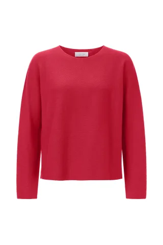 Rich & Royal - Crew Neck Drop Shoulder holiday red - Gr. - M