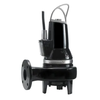 Grundfos Schmutzwasserpumpe 96106562 230 V, 10 m, Grauguss, 65.09.2.1.502, 0.90 kW