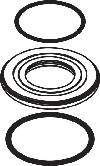 Hansgrohe Ventilmutter 3-Loch Waschtischarmatur, 92854000 92854000