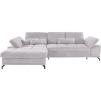 OTTO home Ecksofa Costello L-Form, B: 301 cm mit Sitztiefen-, Armteilverstellung &, 3 Nierenkissen, optional Bettfunktion & Bettkasten