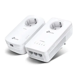 TP-LINK AV1300-AC1200-Gigabit-WLAN-Powerline-KIT mit Steckdose | tl-wpa8631p kit | 300 Mbit/s - IEEE 802.11a
