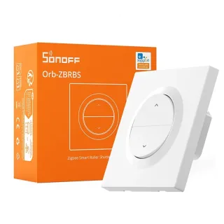 SONOFF MINI-ZBRBS-E Zigbe Smart Roller Shutter Wall Switch Fusion Series Orb-ZBRBS Precise Percentage Adjustment Schedul