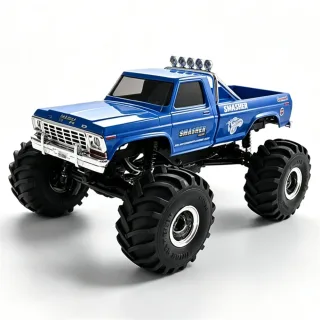 FMS FCX24 RTR for Ford F100 Official Licensed 1/24 2.4G 4WD RC Car Two Speed LED Light Large Foot Portal Axle Off-Rod Cl