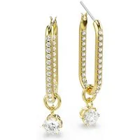 Swarovski Paar Creolen Schmuck Geschenk Constella Ohrringe, Swarovski® Kristall, Swarovski® Zirkonia (s) - Einhänger abnehmbar