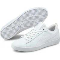 PUMA SMASH WNS V2 L Sneaker aus Leder und Synthetik, atmungsaktives Innenmaterial aus Textil