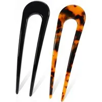 LuxusKollektion Haarnadeln 2er Set Große Französische Haarnadeln Haarnadeln Dutt French Twist Pin