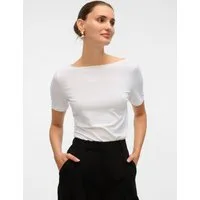 Vero Moda Kurzarmshirt VMPANDA MODAL S/S TOP NOOS