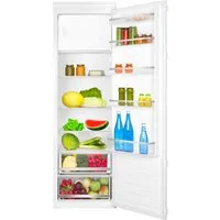 Amica Einbaukühlschrank EKSS 367 210, 176,9 cm hoch, 54 cm breit, Kompakter Einbaukühlschrank mit klarer LED‑Sicht und frischen Extras