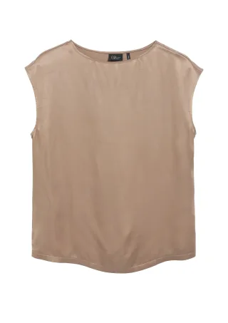 s.Oliver BLACK LABEL - T-Shirt braun - Gr. - 34