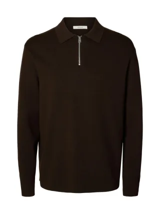 selected men - Polo - Slhteller braun - Gr. - S