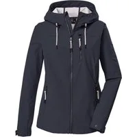 G.I.G.A. DX by killtec Softshelljacke GS 111 WMN SFTSHLL JCKT Atmungsaktive, wasserabweisende Damenjacke mit verstellbarer Kapuze