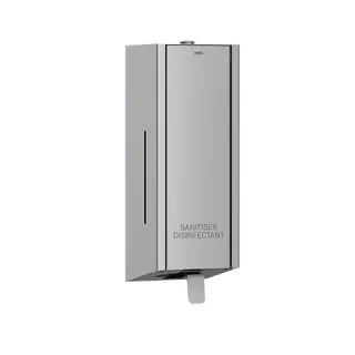 KWC Aquarotter Desinfektionsmittelspender, EXOS, Edelstahl, Aufputz, 120x345x120 mm, 2030062588 2030062588
