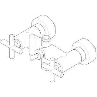 Dornbracht Baugruppe BRB-Wand 04171002001-00 chrom
