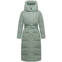 Navahoo Steppmantel Eisblick 14 Gesteppter Damen Mantel mit Taillengürtel