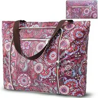 Mutig XL-Strandtasche Große Strandtasche, Badetasche mit Reißverschluss (Damen Umhängetasche Tragetasche shopper sanddicht, Schwimmbadtasche), Faltbare Reisetasche für Picknick, Strand, Reisen, Urlaub, Pool